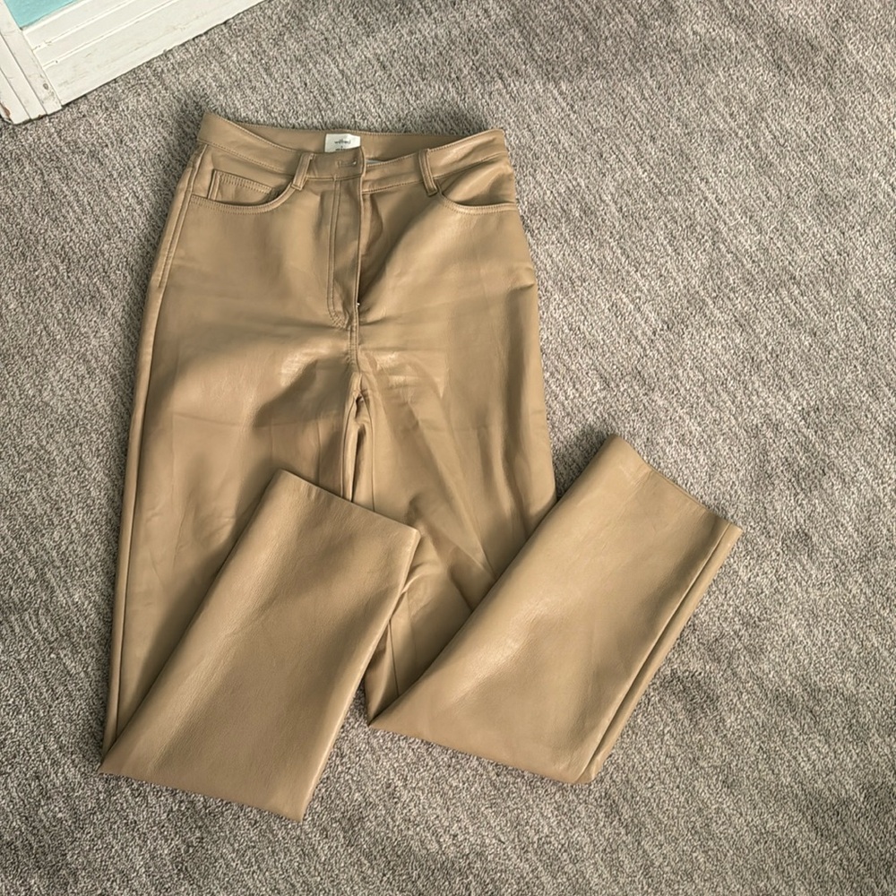 Aritizia Wilfred Melina leather Pant